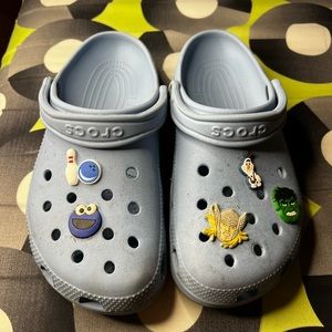 Baby blue Crocs